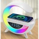 Smart LED 3в1 bluetooth тонколона, часовник и безжично зарядно