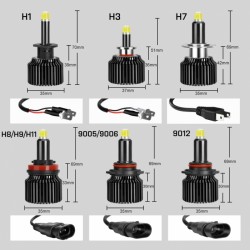 лед Крушки H7 100W - 12V лед Крушки H7 100W - 12V