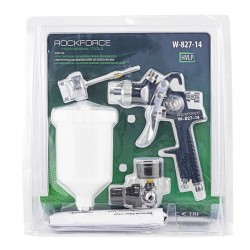 Пистолет за боядисване RockForce 2 дюзи 1.4мм 1.7мм Пистолет за боядисване RockForce 2 дюзи 1.4мм 1.7мм