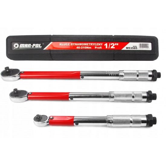 Динамометричен ключ 1/2" 40-210Nm Mar-Pol 