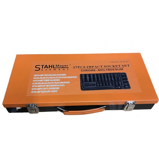 Ударни Вложки Stahlmayer 1/2" 27-части