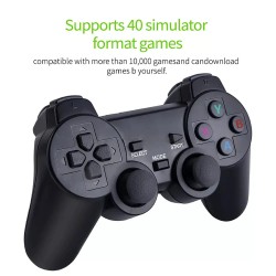 Безжична ретро конзола Game Stick , 20 000 видео игри, 9 емулатора, 64 GB, 2x безжичен контролер 2,4 GHz 4K Ultra Game